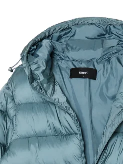 Cropp Kurtki, Płaszcze*płaszcz puffer z kapturem zielony