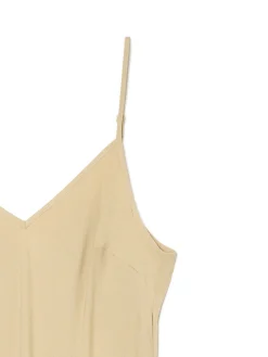 Cropp Sukienki, Kombinezony*Zwiewna sukienka maxi na ramiączkach beżowy